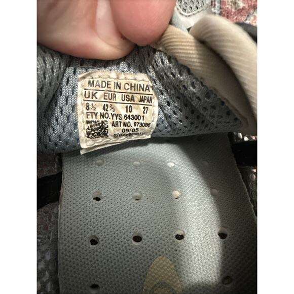 Salomon Techamphibian Contragrip Women’s Sz10 Gray Shoes Blue Mesh Water Hiking - Picture 7 of 7